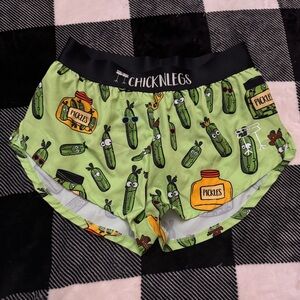 Chicknlegs Green Pickle Shorts